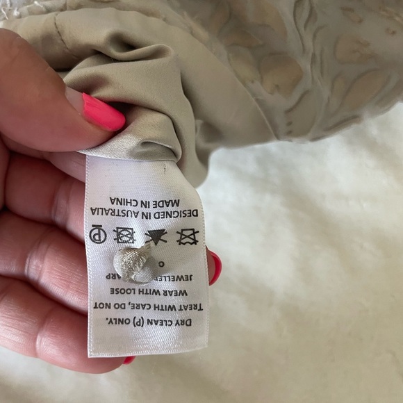 MISHA COLLECTION Cassandra Burnout Metallic Brocade dress - Picture 14 of 16